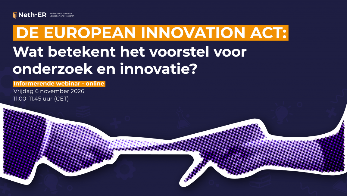 Meld u aan: Neth-ER webinar over de Europese Innovatieverordening