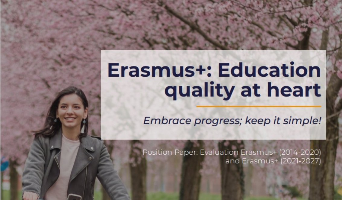 Neth-ER position paper on Erasmus+: Education quality at heart