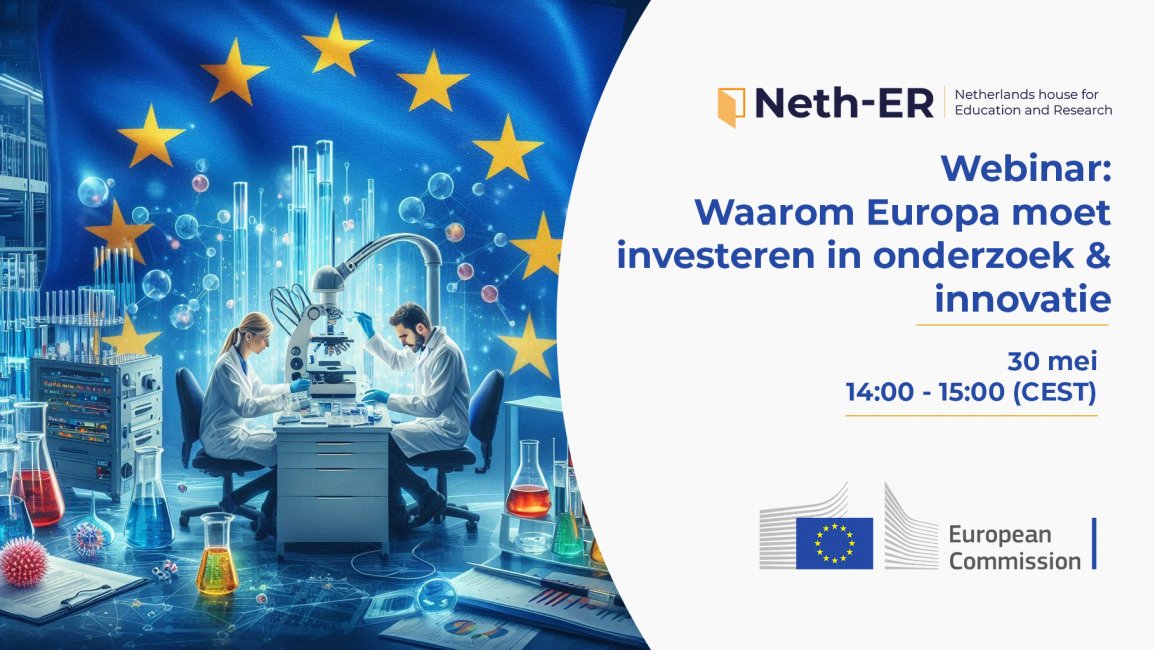 Uitnodiging webinar: Waarom Europa moet investeren in onderzoek & innovatie